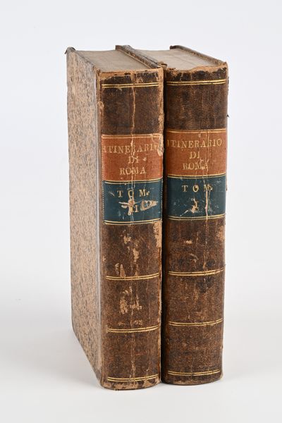 Mariano Vasi - Itinerario Istruttivo di Roma o sia Descrizione Generale Delle Opere piu Insigni di Pittura, Scultura e Architettura. Tomo I e II  - Asta Libri Antichi e Stampe - Associazione Nazionale - Case d'Asta italiane