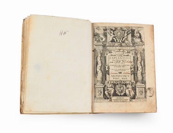 Roberto Bellarmino Explanatio in Psalmos  - Asta Libri Antichi e Stampe - Associazione Nazionale - Case d'Asta italiane