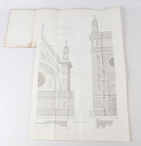 Dimostrazione del progetto del Cav. Prof. Architetto Niccolò Matas per compiere colla facciata la insigne basilica di S. Maria del Fiore  - Asta Libri Antichi e Stampe - Associazione Nazionale - Case d'Asta italiane