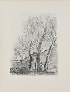 Vingt estampes de Corot. Eaux-fortes - Lithographies - Clichés verre. Reproduites en fac-similé d'après les originaux de la Bibliothèque Nationale. Avec des notes de Jean Laran Conservateur Adjoint au Cabinet des Estampes et une étude de Paul Valery  - Asta Libri Antichi e Stampe - Associazione Nazionale - Case d'Asta italiane