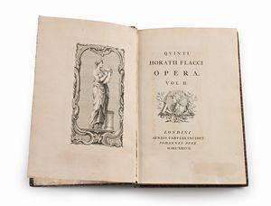 Quinti Horatii Flacci, Opera  - Asta Libri Antichi e Stampe - Associazione Nazionale - Case d'Asta italiane