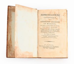 Lavoisier - Traitè elementaire de chimie  - Asta Libri Antichi e Stampe - Associazione Nazionale - Case d'Asta italiane