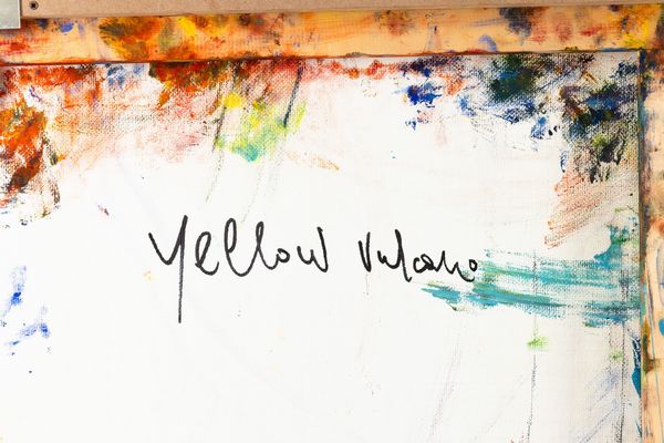 MARCELLO LO GIUDICE : Yellow vulcano  - Asta Arte Moderna e Contemporanea - Associazione Nazionale - Case d'Asta italiane