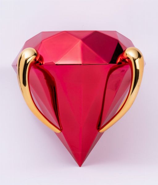 Jeff Koons : Diamond (Red)  - Asta Arte Moderna e Contemporanea - Associazione Nazionale - Case d'Asta italiane