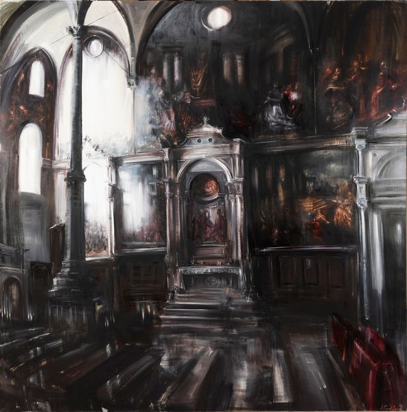 Alessandro Papetti : Interno Cattedrale  - Asta Arte Moderna e Contemporanea - Associazione Nazionale - Case d'Asta italiane