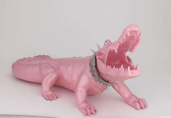 RICHARD ORLINSKI : Wild neck - pink nacre  - Asta Arte Moderna e Contemporanea - Associazione Nazionale - Case d'Asta italiane