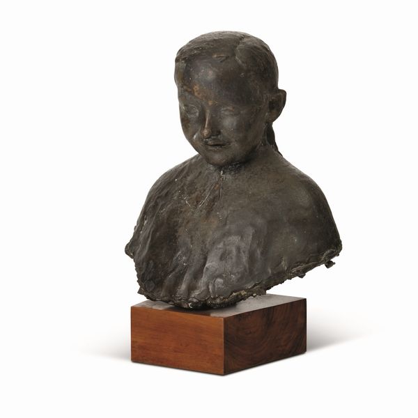 Giacomo Manzù : Busto di Carla  - Asta Arte Moderna e Contemporanea - Associazione Nazionale - Case d'Asta italiane