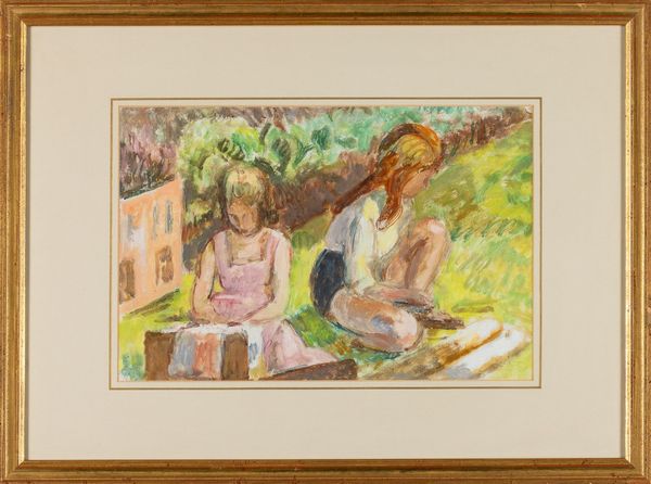 Vanessa Bell : Girls on the grass  - Asta Arte Moderna e Contemporanea - Associazione Nazionale - Case d'Asta italiane