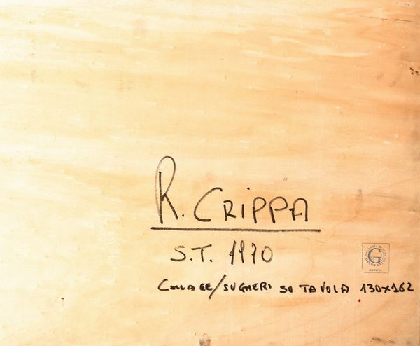 ROBERTO CRIPPA : Senza titolo  - Asta Arte Moderna e Contemporanea - Associazione Nazionale - Case d'Asta italiane