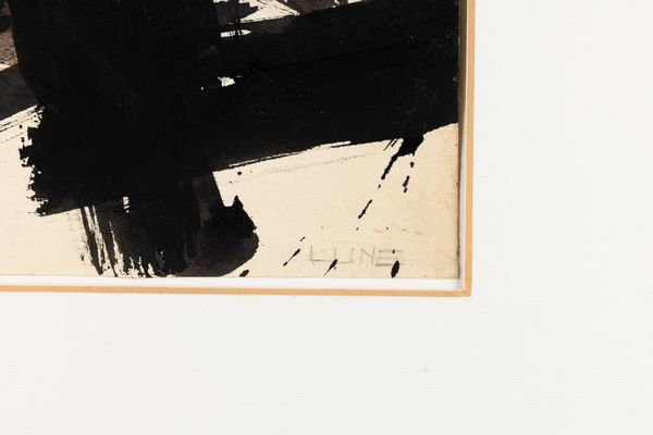 Franz Kline : Senza titolo  - Asta Arte Moderna e Contemporanea - Associazione Nazionale - Case d'Asta italiane