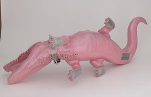 RICHARD ORLINSKI : Wild neck - pink nacre  - Asta Arte Moderna e Contemporanea - Associazione Nazionale - Case d'Asta italiane