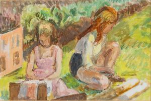 Vanessa Bell - Girls on the grass