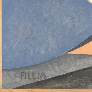 Fillia : Ritratto della signora Colombo Fillia  - Asta Arte Moderna e Contemporanea - Associazione Nazionale - Case d'Asta italiane