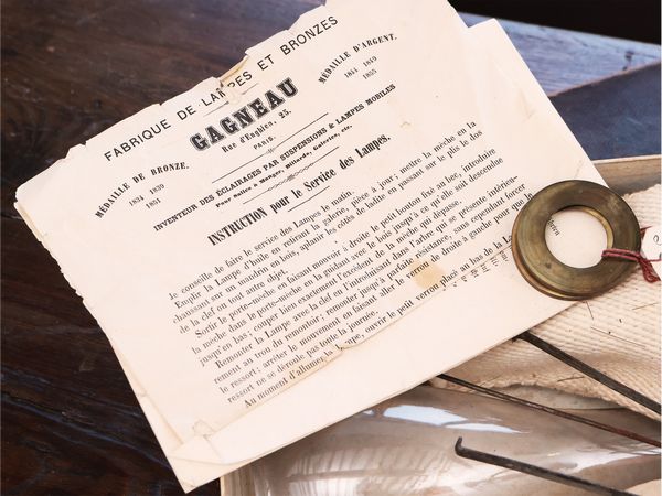 Due lumi ad olio  - Asta D�ballage. Occasioni in asta - Associazione Nazionale - Case d'Asta italiane