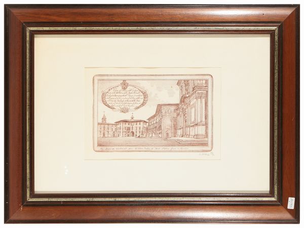 Pisa, Piazza dei Cavalieri del Sacro Militare Ordine di Santo Stefano  - Asta D�ballage. Occasioni in asta - Associazione Nazionale - Case d'Asta italiane