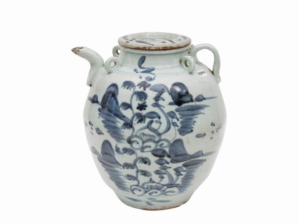 Grande versatoio in porcellana  - Asta D�ballage. Occasioni in asta - Associazione Nazionale - Case d'Asta italiane