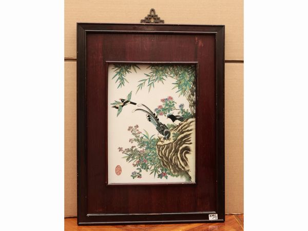 Coppia di placche in porcellana  - Asta D�ballage. Occasioni in asta - Associazione Nazionale - Case d'Asta italiane