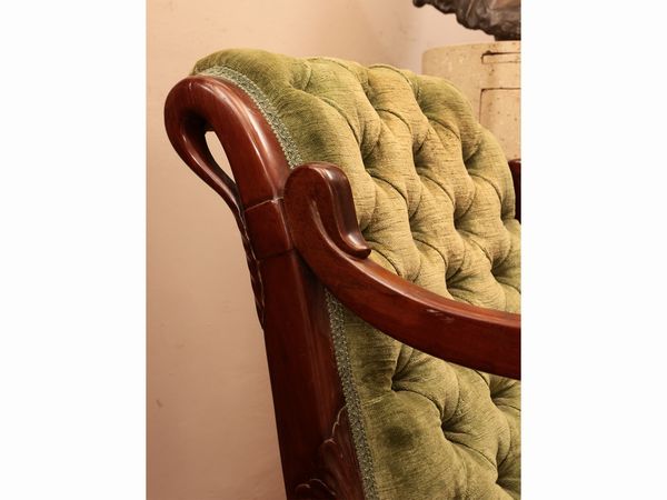 Coppia di poltroncine in mogano  - Asta D�ballage. Occasioni in asta - Associazione Nazionale - Case d'Asta italiane