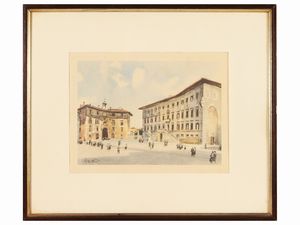 Gino Frattini - Piazza dei cavalieri