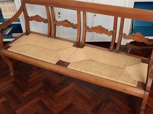 Divanetto a panca in noce  - Asta D�ballage. Occasioni in asta - Associazione Nazionale - Case d'Asta italiane