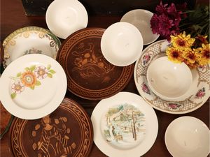 Miscellanea di accessori per la tavola in porcellana  - Asta D�ballage. Occasioni in asta - Associazione Nazionale - Case d'Asta italiane