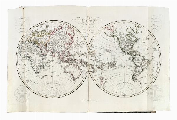 LUIGI ROSSI : Nuovo atlante di geografia universale in 52 carte...  - Asta Libri, Autografi e Manoscritti - Associazione Nazionale - Case d'Asta italiane
