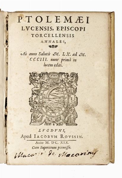 OTTAVIO SAMMARCO : Delle Mutationi de' Regni...  - Asta Libri, Autografi e Manoscritti - Associazione Nazionale - Case d'Asta italiane