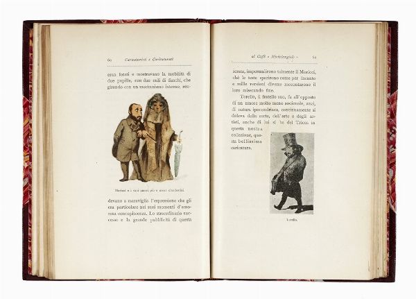 Telemaco Signorini : Caricaturisti e caricaturati al Caff� Michelangiolo.  - Asta Libri, Autografi e Manoscritti - Associazione Nazionale - Case d'Asta italiane