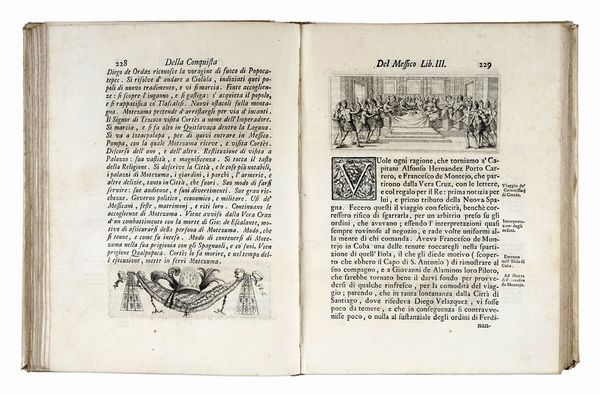 ANTONIO (DE) SOLIS Y RIVADENEYRA : Istoria della conquista del Messico della popolazione, e de' progressi nell'America Settentrionale conosciuta sotto nome di Nuova Spagna...  - Asta Libri, Autografi e Manoscritti - Associazione Nazionale - Case d'Asta italiane