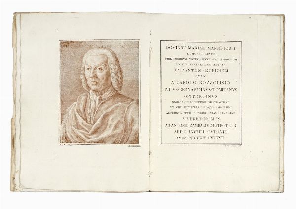 GIULIO BERNARDINO TOMITANO : Elogio di Domenico Maria Manni fiorentino...  - Asta Libri, Autografi e Manoscritti - Associazione Nazionale - Case d'Asta italiane
