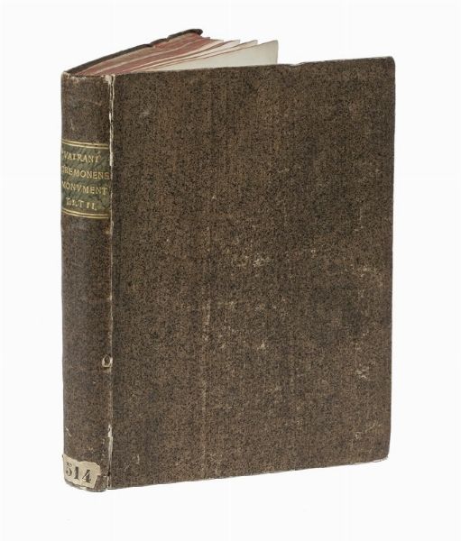 TOMMASO AGOSTINO VAIRANI : Cremonensium monument&agrave; Pars I [- II].  - Asta Libri, Autografi e Manoscritti - Associazione Nazionale - Case d'Asta italiane