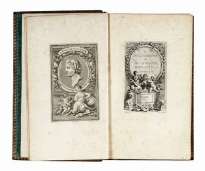 GIOVANNI BOCCACCIO - Il Decamerone [...] Tomo 1. [-5].