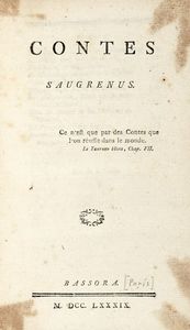 SYLVAIN MARÉCHAL - Contes saugrenus.