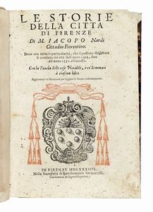 JACOPO NARDI - Le storie della città di Firenze...