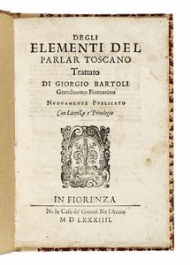 SEBASTIANO PAOLI - Modi di dire toscani ricercati nella loro origine.