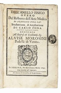 Francesco Pona - Dell'anello fisico overo Del Ristretto dell'Arte Medica...