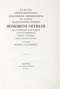 Enrico Sanclemente - Series critico-chronologica episcoporum cremonensium...