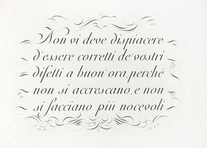 ANTONIO SELLA : [Corso di calligrafia].  - Asta Libri, Autografi e Manoscritti - Associazione Nazionale - Case d'Asta italiane