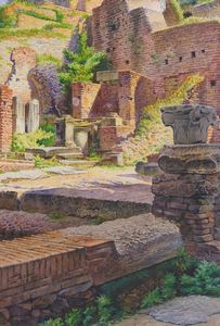 Lorenzo Cecchi - Roma, Foro, Colonne del Tempio di Castore e Polluce