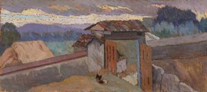 MALESCI GIOVANNI (1884 - 1969) - PAESAGGIO