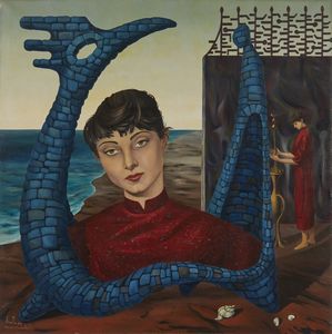 ASSETTO FRANCO (1911 - 1991) - RITRATTO DI CARLA BACOLLA