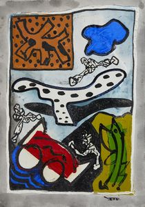 VALLE  PAOLO (n. 1947) - LIVING SPACE