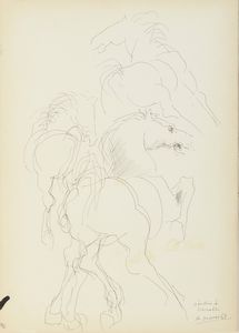 MURER AUGUST (1922 - 1985) - STUDIO DI CAVALLI