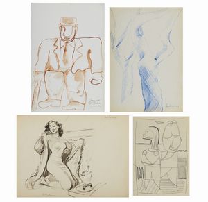 ARTISTI VARI - LOTTO COMPOSTO DA n.4 FOGLI