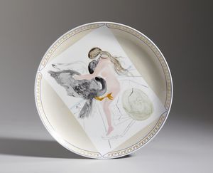 DALI' SALVADOR (1904 - 1989) - LEDA CON EL CISNE
