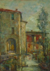 BIZZAI ALBERTO (1926 - 2004) - GIORNO DI VIAGGIO SUL CHIESE