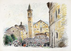 Lotto composto di 9 incisioni.  - Asta Arte Antica, Moderna e Contemporanea - Associazione Nazionale - Case d'Asta italiane