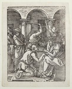 DURER ALBRECHT (1471 - 1528) - Cristo coronato di spine