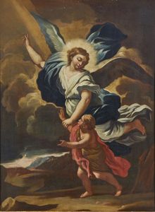 DA CORTONA PIETRO  (1596 - 1669) - Da. L’angelo custode