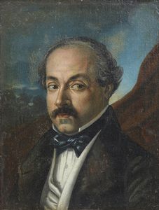 ARTISTA DEL XIX SECOLO - Ritratto di gentiluomo